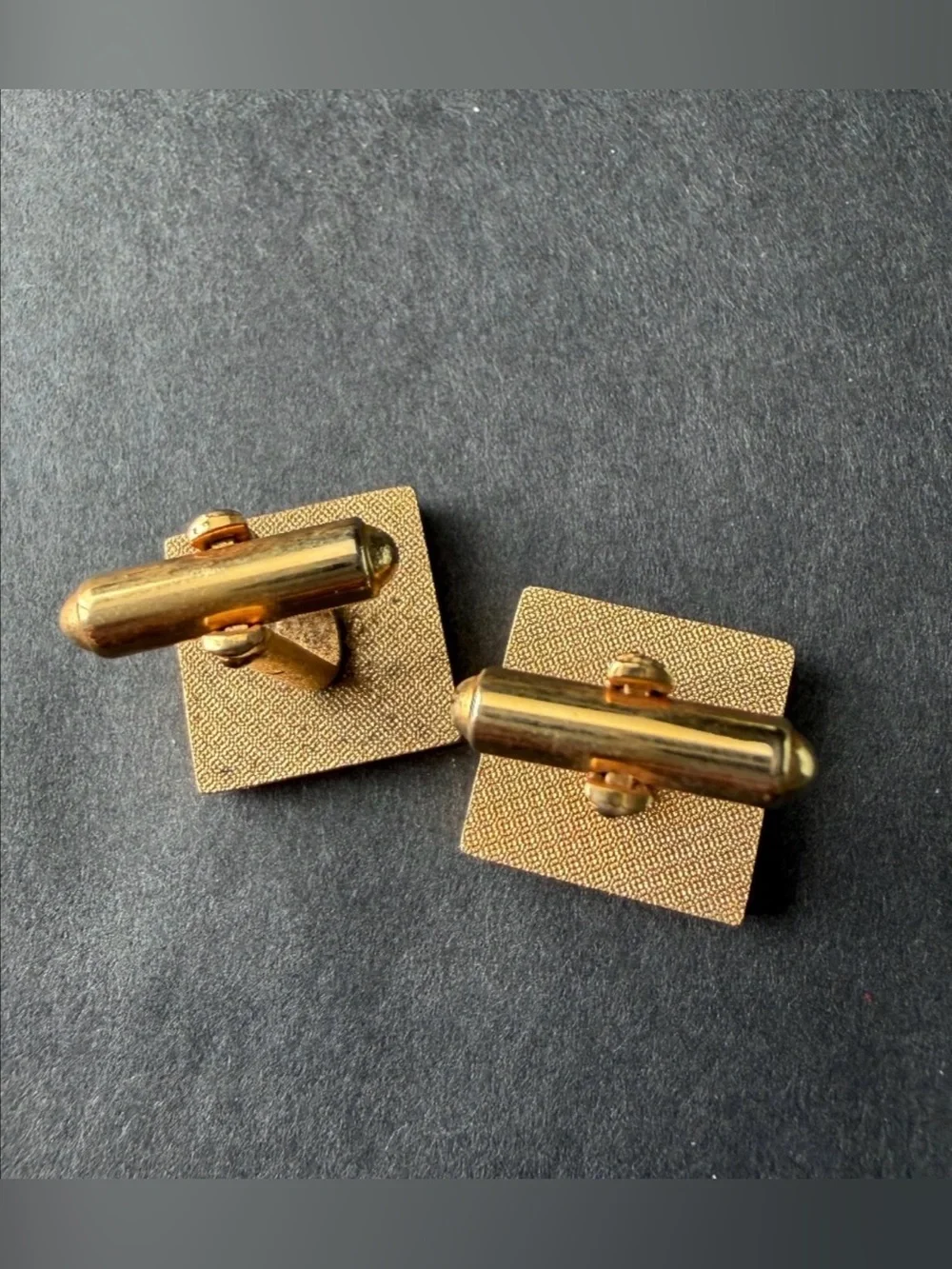 VTG- Mid-Century Modern Gold Equestrian Horse Head Cufflinks - Rare Men’sVintag